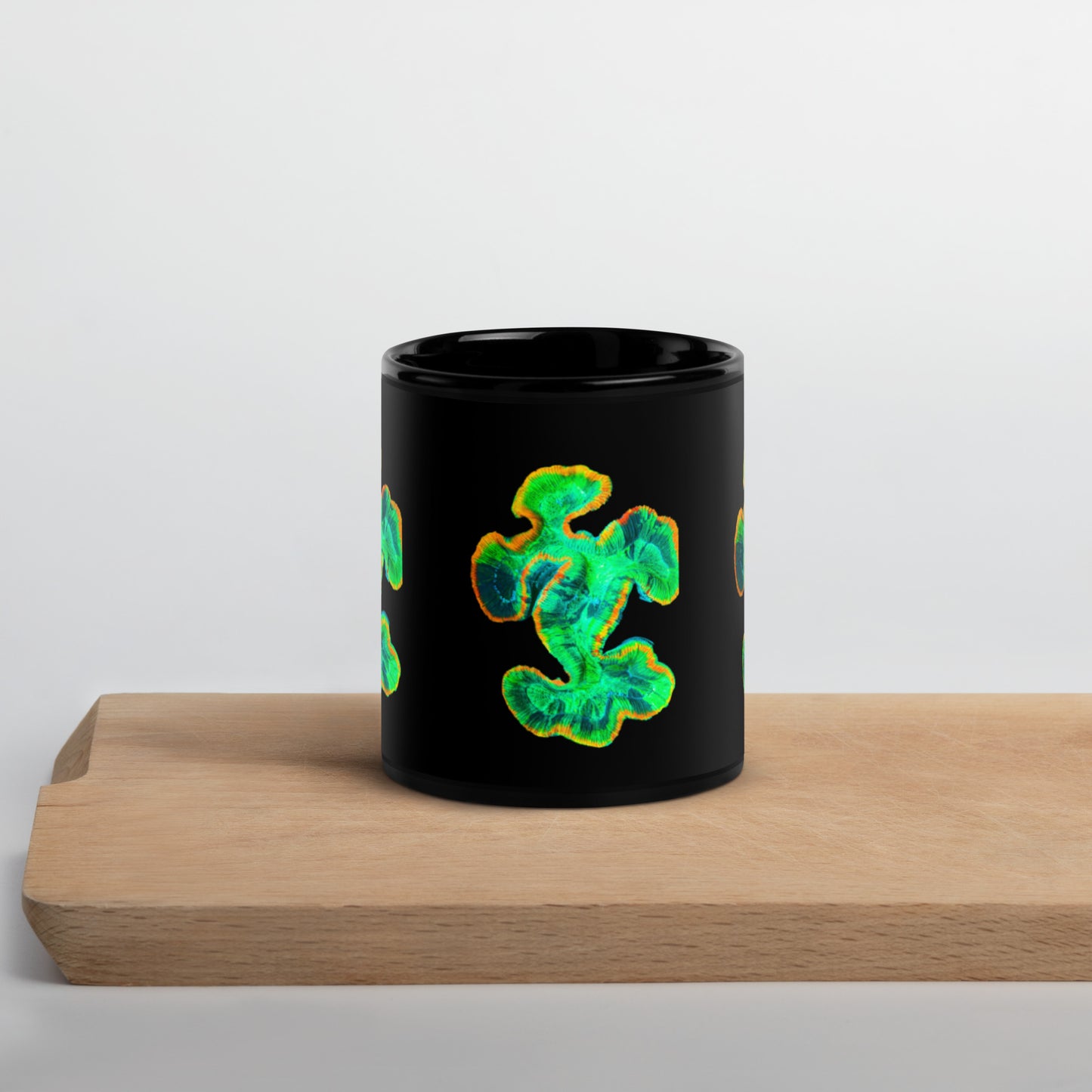Coral Reef Inspired Mug - Green Rainbow Trachy
