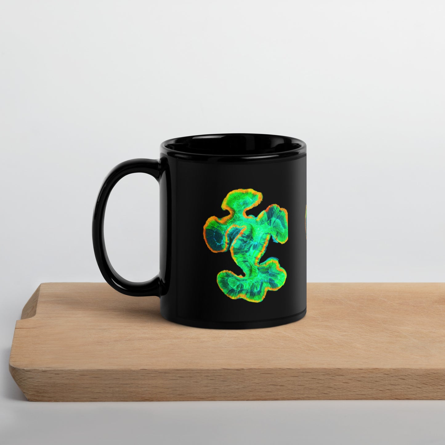 Coral Reef Inspired Mug - Green Rainbow Trachy