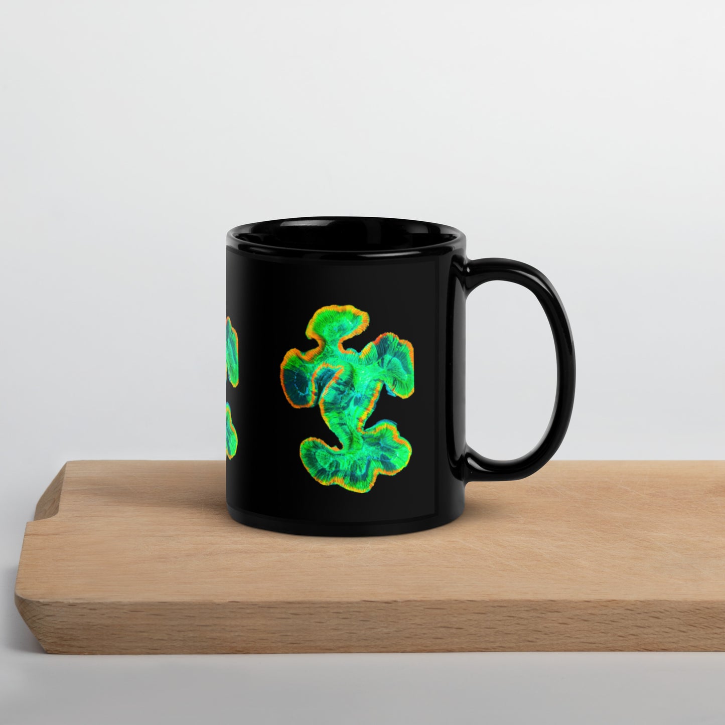 Coral Reef Inspired Mug - Green Rainbow Trachy