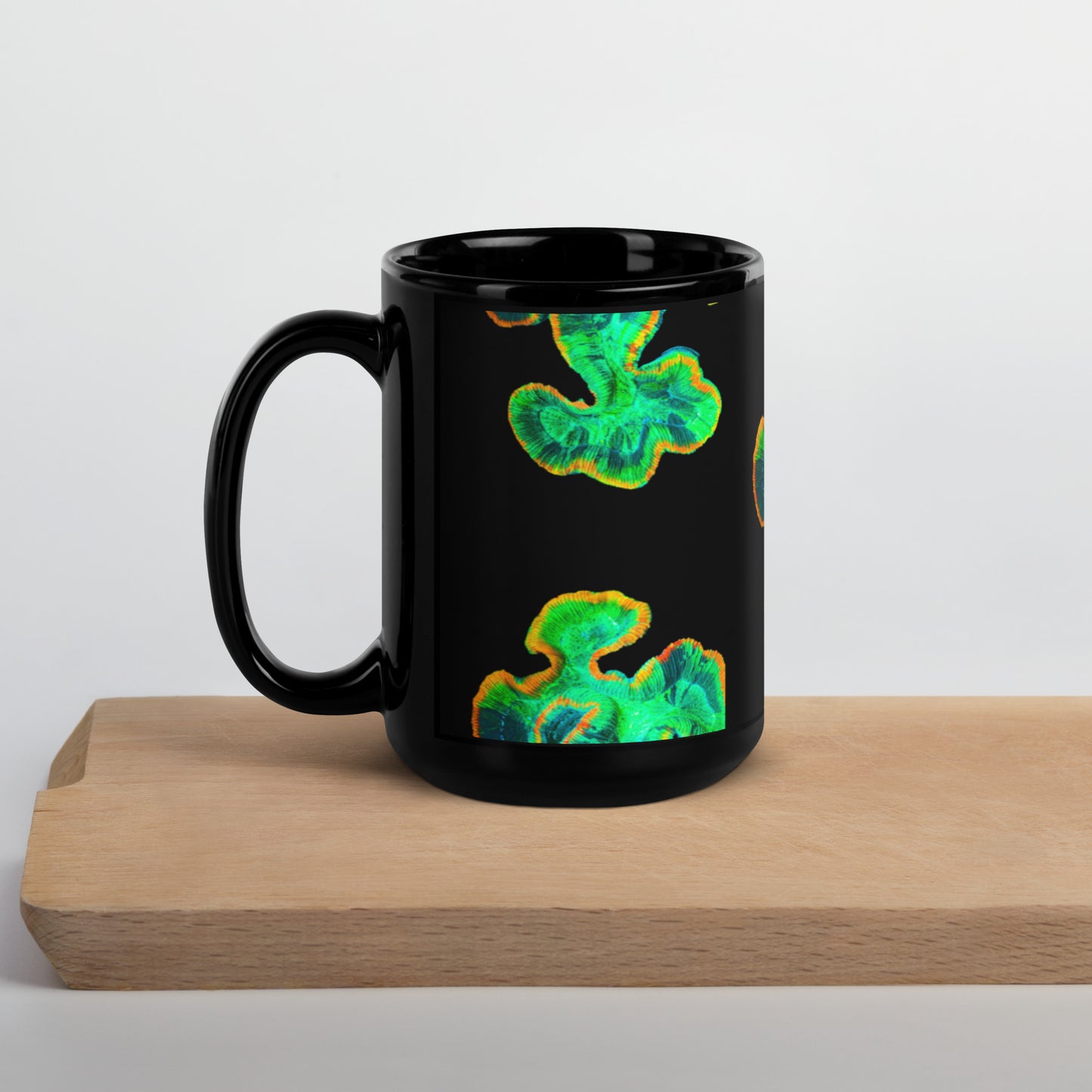 Coral Reef Inspired Mug - Green Rainbow Trachy
