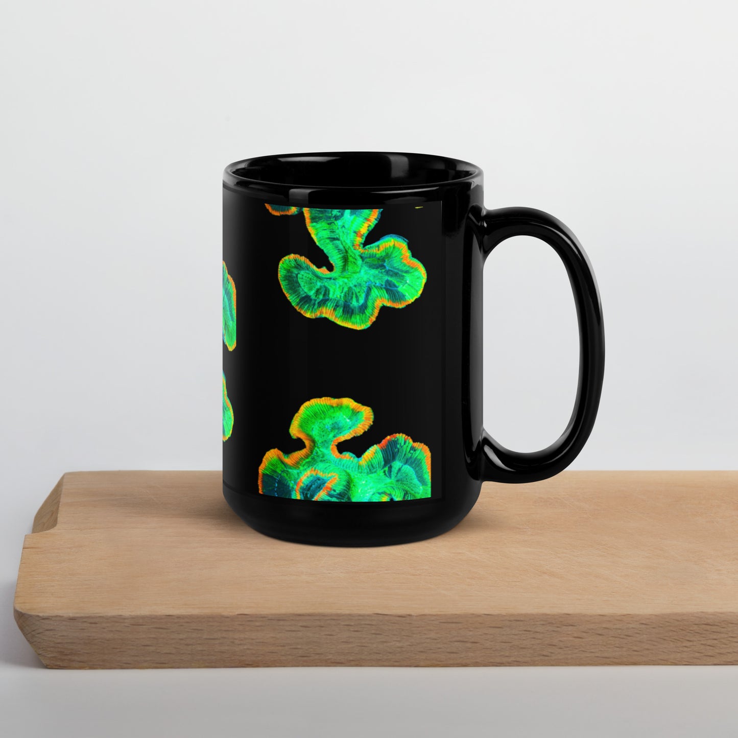 Coral Reef Inspired Mug - Green Rainbow Trachy